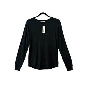 Sub_Urban Riot Heart Embroidered Camp Long Sleeve Top